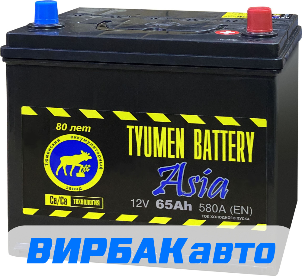 Купить Аккумулятор TYUMEN BATTERY Asia 65 Ач 580 А обратная полярность ...