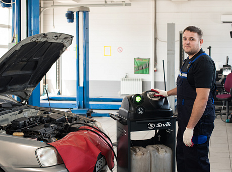 Замена антифриза