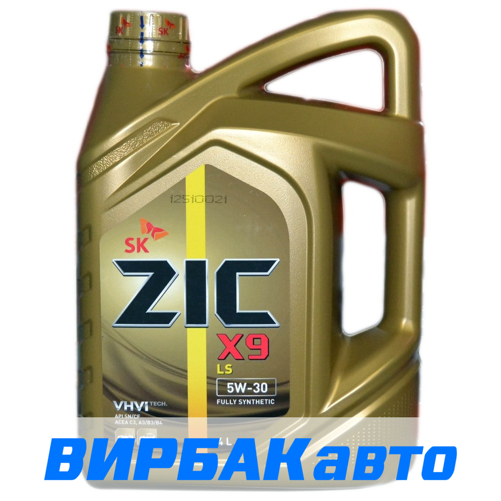 Купить Моторное масло 5W30 ZIC X9 LS 4л фасованное, цены в Ростове-на ...