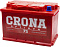 Аккумулятор CRONA 75 Ач 600 А обратная полярность