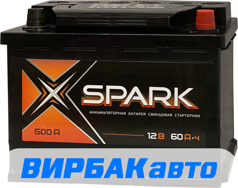 Купить Аккумулятор SPARK 60 Ач 500 А обратная полярность, клемма ...